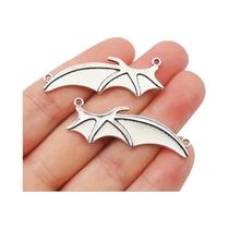 Vampire Bat Asas Pingente, DIY Liga Asas Diabo, Acessórios Jóias, Dia das Bruxas, 10pcs Vampire Bat Asas Pingente, DIY Liga Asas Diabo, Acessórios Jóias, Dia das Bruxas, 10pcs