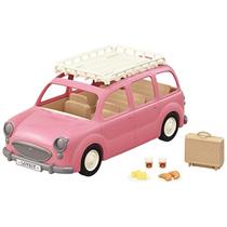 Van de Piquenique Familiar Calico Critters - Veículo de Brinquedo para até 10 Bonecos