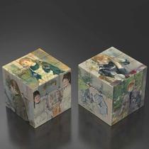 Van Gogh Art Magic Cube 3x3x3 Quebra-cabeça Educacional Com Padrão Personalizado Para Crianças E