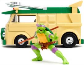 Van Party Wagon Com Boneco Donatello - Tartarugas Ninjas - 1/24 - Jada Toys Van Party Wagon Com Boneco Donatello - Tartarugas Ninjas - 1/24 - Jada Toys