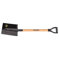 Vanga Quadrada 400/20 Aço Cabo De Madeira 71 Cm Empunhadura Plástica Reta Ergonômica