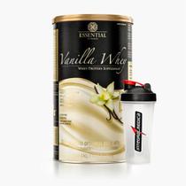 Vanilla Whey 450g Essential Nutrition + Coqueteleira Variada