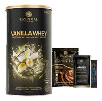 Vanilla Whey 750g 4 Amostras Sortidas Essential Nutrition Vanilla Whey 750g 4 Amostras Sortidas Essential Nutrition