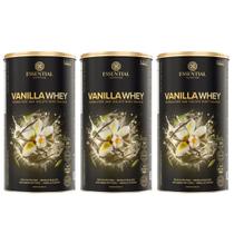 Vanilla Whey 750g - Essential Nutrition - 3 Unidades Vanilla Whey 750g - Essential Nutrition - 3 Unidades