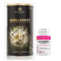 Vanilla Whey 750g - Essential Nutrition + Colágeno Hidrolisado