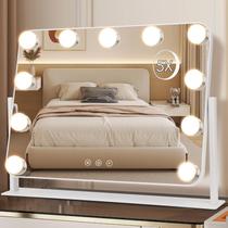 Vanity Mirror Encert 360 com luzes 11 lâmpadas LED 5X Magnif