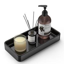 Vanity Tray Gurygo 8 Saboneteira de Cozinha em Cerâmica Preta