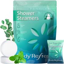 Vaporizador de Banho BodyRefresh Aromaterapia Eucalipto e Menta - Pacote com 18 Unidades