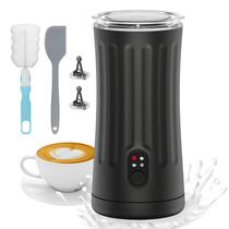 Vaporizador de leite 4 em 1 elétrico Milk Frother 240 mL preto Vaporizador de leite 4 em 1 elétrico Milk Frother 240 mL preto