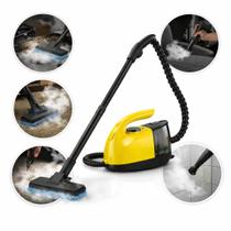 Vaporizador E Higienizador Profissional Com Rodas 1800W Vapor Premium com 16 Peças e Acessórios 110V