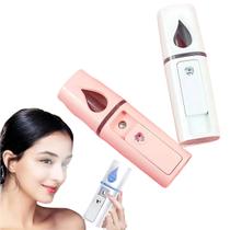 Vaporizador Facial Pele Rosto Portátil Elétrico com Espelho
