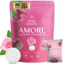 Vaporizadores de banho Body Restore Aromaterapy Floral Rose, pacote com 15 Vaporizadores de banho Body Restore Aromaterapy Floral Rose, pacote com 15