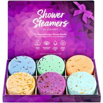 Vaporizadores de banho CLEVERFY, uma variedade de aromaterapia, pacote com 6 Vaporizadores de banho CLEVERFY, uma variedade de aromaterapia, pacote com 6