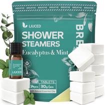 Vaporizadores de Banho LIUCED Aromaterapia Eucalipto & Menta - Pacote com 14 Unidades
