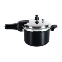 VAR Panela de Pressão com Fundo de Indução Ceramic Life Brinox 5,4L ou 4,2L (Escolha o Modelo) Cor/Capacidade:4,2L PRETO