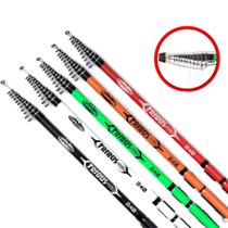 Vara 2,70mt 12lb de Pesca Ultra Light Branca Makis Fishing