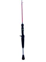 Vara artesanal cabeça p/ rodadinha 1.25m rosa interiça p/carretilha