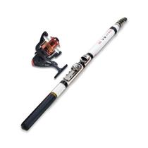 Vara de Pesca 1,8 Telescópica Ultra Light Fibra de Carbono Retrátil Resistente + Molinete Gm4000 10 rolamentos