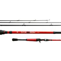 Vara de Pesca Albatroz Strategy C601 1,80m 10-20lb Ação Rápida para Carretilha Inteiriça Vermelha