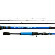 Vara de Pesca Albatroz Strategy C631 1,90m 07-18lb Ação Rápida para Carretilha Inteiriça Azul