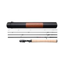 Vara De Pesca Em Carbono ML Com Cabo De Cortiça E Guias Fuji, Vara Portátil De Viagem Com Tubo Vara De Pesca Em Carbono ML Com Cabo De Cortiça E Guias Fuji, Vara Portátil De Viagem Com Tubo