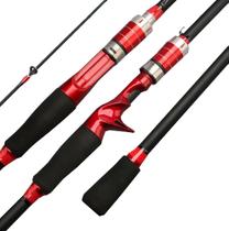 Vara de Pesca Fibra de Carbono 1,80mt 50lb 2 Pts Carretilha
