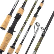 Vara de Pesca Grafite Tubular Camuflada Selena de Carretilha