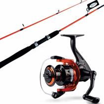 Vara de Pesca MAKALU 1,80m P/ Molinete C/ Molinete Ikaros 4000 Vara de Pesca MAKALU 1,80m P/ Molinete C/ Molinete Ikaros 4000