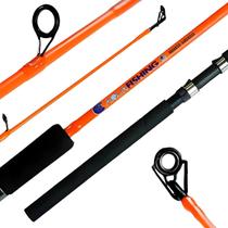 Vara de Pesca Pesada Gladiador S602 Carbono 1,80m 2 Partes Laranja