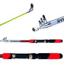 Vara De Pesca Telescópica 2,40m Para Molinete Ryumar Summer Fibra De Vidro Leve E Resistente Pesca Iniciante Promoção Vara De Pesca Telescópica 2,40m Para Molinete Ryumar Summer Fibra De Vidro Leve E Resistente Pesca Iniciante Promoção