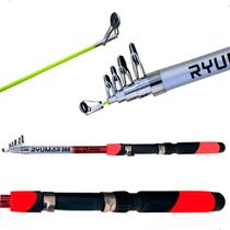 Vara De Pesca Telescópica 3,60m Para Molinete Ryumar Summer Fibra De Vidro Leve E Resistente Pesca Iniciante Promoção Vara De Pesca Telescópica 3,60m Para Molinete Ryumar Summer Fibra De Vidro Leve E Resistente Pesca Iniciante Promoção