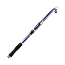 Vara De Pesca Telescópica De 4 Cores 1.8m-3.3m Fibra De Vidro Cabo EVA Arrasto Máximo 5kg Pesca