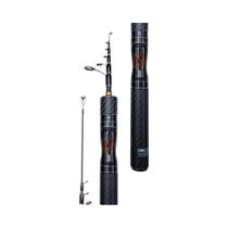 Vara De Pesca Telescópica L Light Power Travel Com Guia Fuji, Cabo De Carbono E Ponta De Liga De