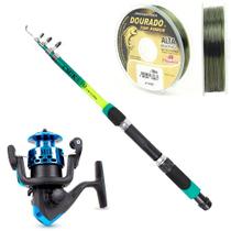 Vara de Pesca Telescópica + Molinete e Linha (Ref. 16) Vara de Pesca Telescópica + Molinete e Linha (Ref. 16)