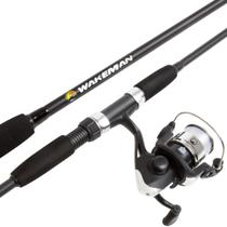 Vara de pesca Wakeman Fiberglass portátil de 2 peças de 65 polegadas