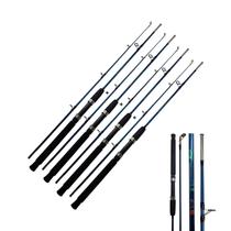 Vara Duas Partes Para Molinete Crocodile Fibra de Vidro Pesca 1,65m Kit 4 Un