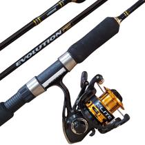 Vara Evolution 30lb Marine Sports 1,68m Inteiriça + Molinete