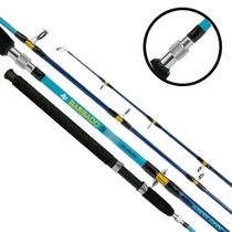 Vara Fibra de Vidro Maciço 2Pts de Molinete Barbado 20-40lb