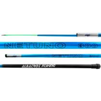 Vara Fibra Vidro Pesca Netuno Telescópica sem Suporte para Molinete - Albatroz, Tamanho: 3m