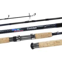 Vara Molinete Pesca Pesada Way Fishing Combat 1652 1,65m 15-30 Lbs 2 Partes