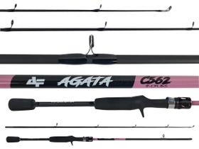 Vara Para Carretilha Albatroz Agata Pink 5'6'' (1,68m) 8-17Lbs C562 - 2 Partes