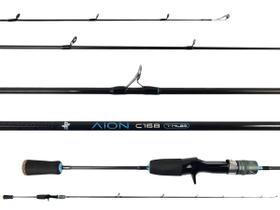 Vara Para Carretilha Albatroz Aion Solid Carbon 5'6" (1,68m) 7-14lbs C168 - Inteiriça