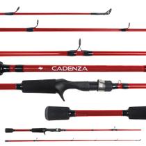 Vara Para Carretilha Albatroz Cadenza 6'0" (1,80m) 6-12lbs C602 - 2 Partes