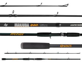 Vara Para Carretilha Albatroz Fishing Manjuba Advance 8'0" (2,40m) 20-50lbs C2402 - 2 Partes Vara Para Carretilha Albatroz Fishing Manjuba Advance 8'0" (2,40m) 20-50lbs C2402 - 2 Partes
