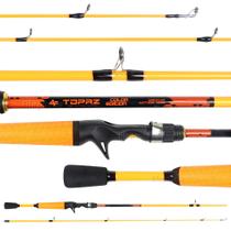 Vara Para Carretilha Albatroz Topaz Color Edition 5'6" (1,68m) 6-12lbs C562 - 2 Partes Vara Para Carretilha Albatroz Topaz Color Edition 5'6" (1,68m) 6-12lbs C562 - 2 Partes
