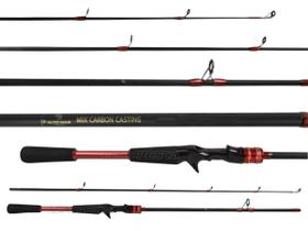 Vara Para Carretilha Alto Mar Pesca Mix Carbon 5'3" (1,60m) 10-25Lbs HY-METALQB1.6 - 2 Partes Vara Para Carretilha Alto Mar Pesca Mix Carbon 5'3" (1,60m) 10-25Lbs HY-METALQB1.6 - 2 Partes