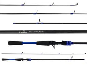 Vara Para Carretilha Alto Mar Pesca Mix Carbon 6'0" (1,80m) 8-15Lbs YLQ-HYB1.8 - 2 Partes Vara Para Carretilha Alto Mar Pesca Mix Carbon 6'0" (1,80m) 8-15Lbs YLQ-HYB1.8 - 2 Partes