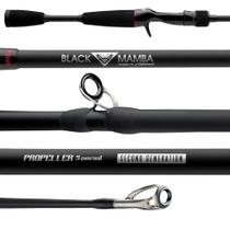 Vara para Carretilha Black Mamba Second Generation 6.0 1,80mts 14-25lbs 1 Parte - Redai