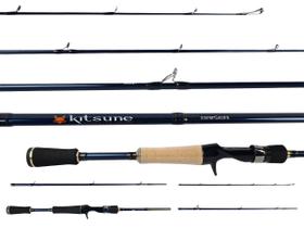 Vara Para Carretilha Daisen Kitsune Travel 6'0" (1,83m) 12-25lbs KIC-604H - 4 Partes
