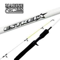 Vara para Carretilha Marine sports Estrela 5"6" (1,68m) 10-20Lbs EJF-C562M - 2 Partes - Várias Cores